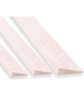 Bord de fuite balsa droit 6x25