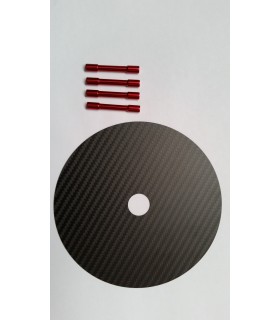 carbon plate voor parachute