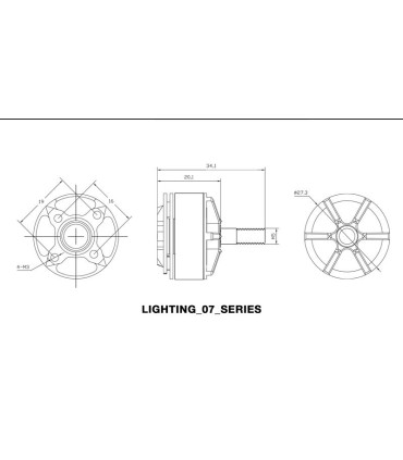 Xnova 2207-2450KV combo 4 motoren