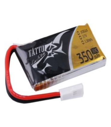 Pack of 6 battery Tattu 350mAh 30C 1S1P