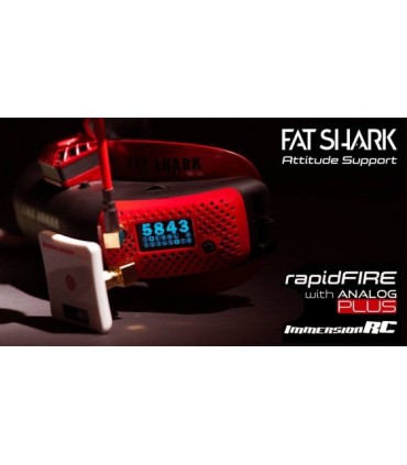 Receptor de ImmersionRC 5.8 Ghz RapidFIRE para gafas Fatshark