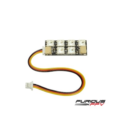 FuriousFPV Única Linha LED Strip (4 faixas) Worm. 2