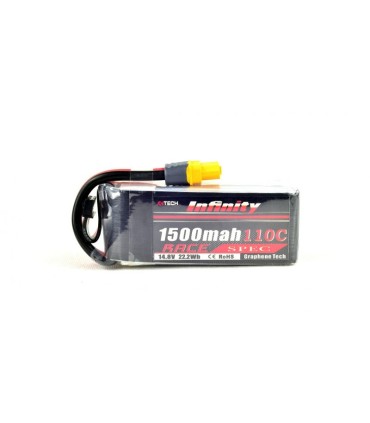 Batteria INFINITO di Grafene 1500mAh 4S 110C