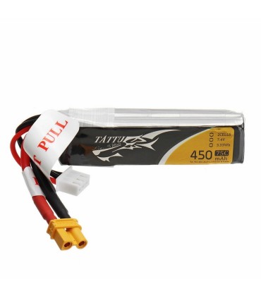 Tattu Lipo 2S 450 mah 75C 7.4 V XT30