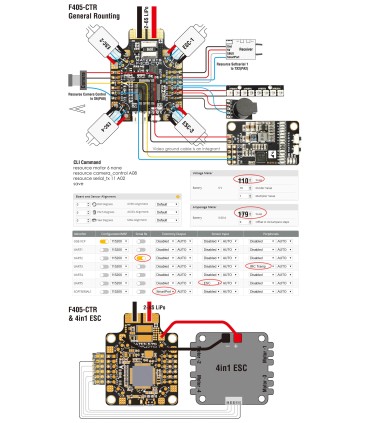 Controleur de vol Matek F405-CTR