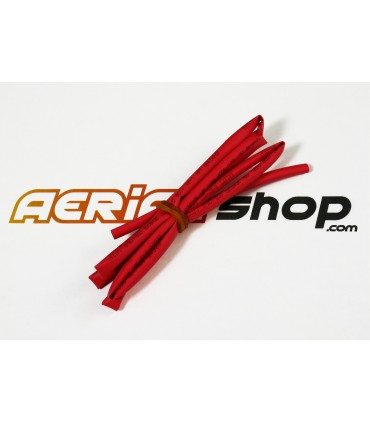 Tubo de encolhimento térmico Ø4mm / 2mm vermelho