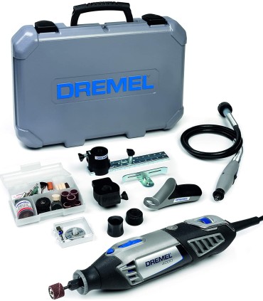 Dremel 4000 Multifunktions-Drehwerkzeug 175W (Kommt mit 4 Anpassungen 65 Zubehör, Geschwindigkeit 5000-35000 U / min)