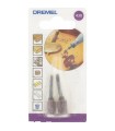 Dremel 430 Lot 2 Schuurhouders 2 Schuurbanden Diameter 6,4 mm hout metaal