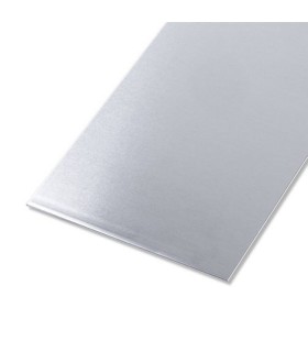 Duidelijk blad van ruw aluminium 1.5 mm 250mm x 500mm