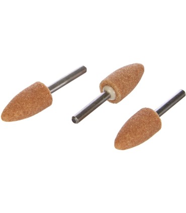 Dremel 952 Lot de 3 Meules à Rectifier et Meuler en Oxyde d'Aluminium 9,5mm