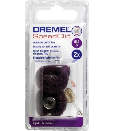 Pulidoras abrasivas de acabado Dremel 512S