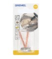 DREMEL 530 set mit 2 bürsten edelstahl-krone D. 19mm