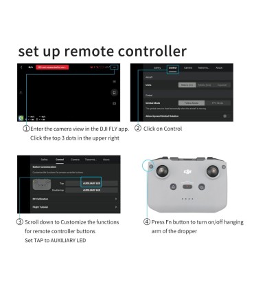 Release systeem voor Mavic 3 DJI