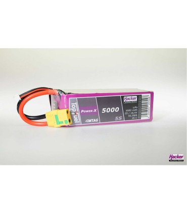 Hacker 5000mAh 4S 35C XT90 lipo Bateria