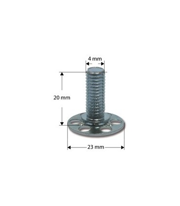 M4x200mm screw for lamination (by 6)