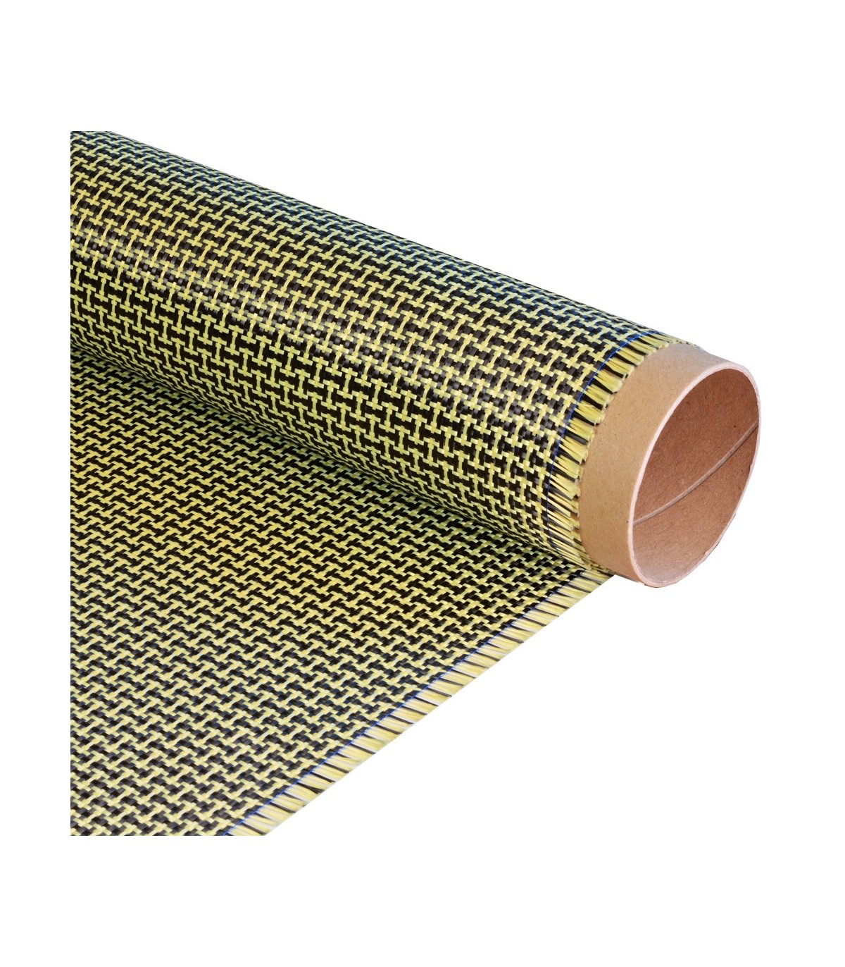 Tissu en fibre de carbone-Kevlar 164g (rouleau de 1m x 100cm)